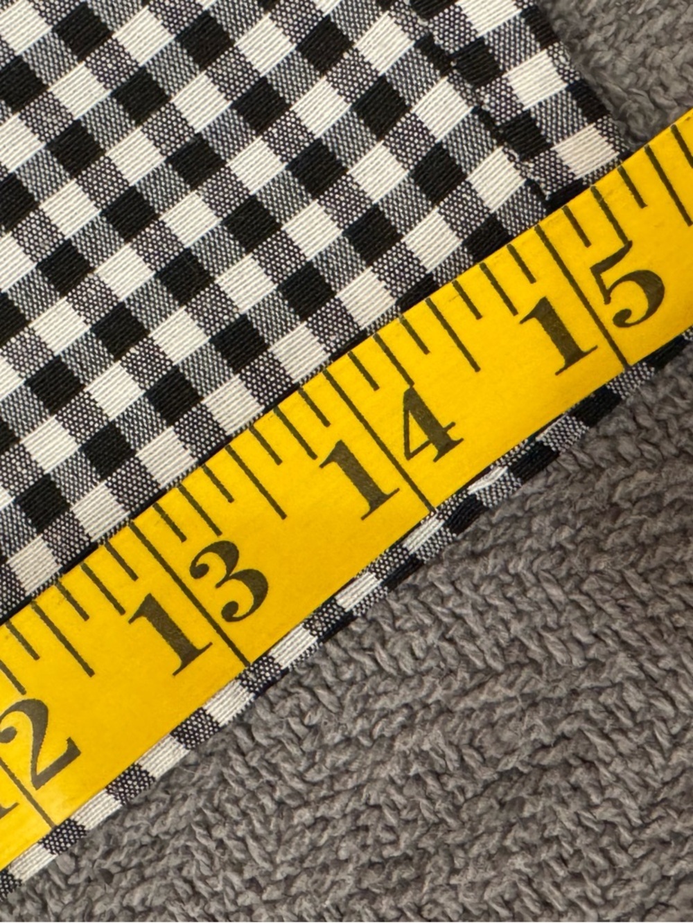 Black and White Checkered Button-Front Women’s Romper - Picture 5 of 7